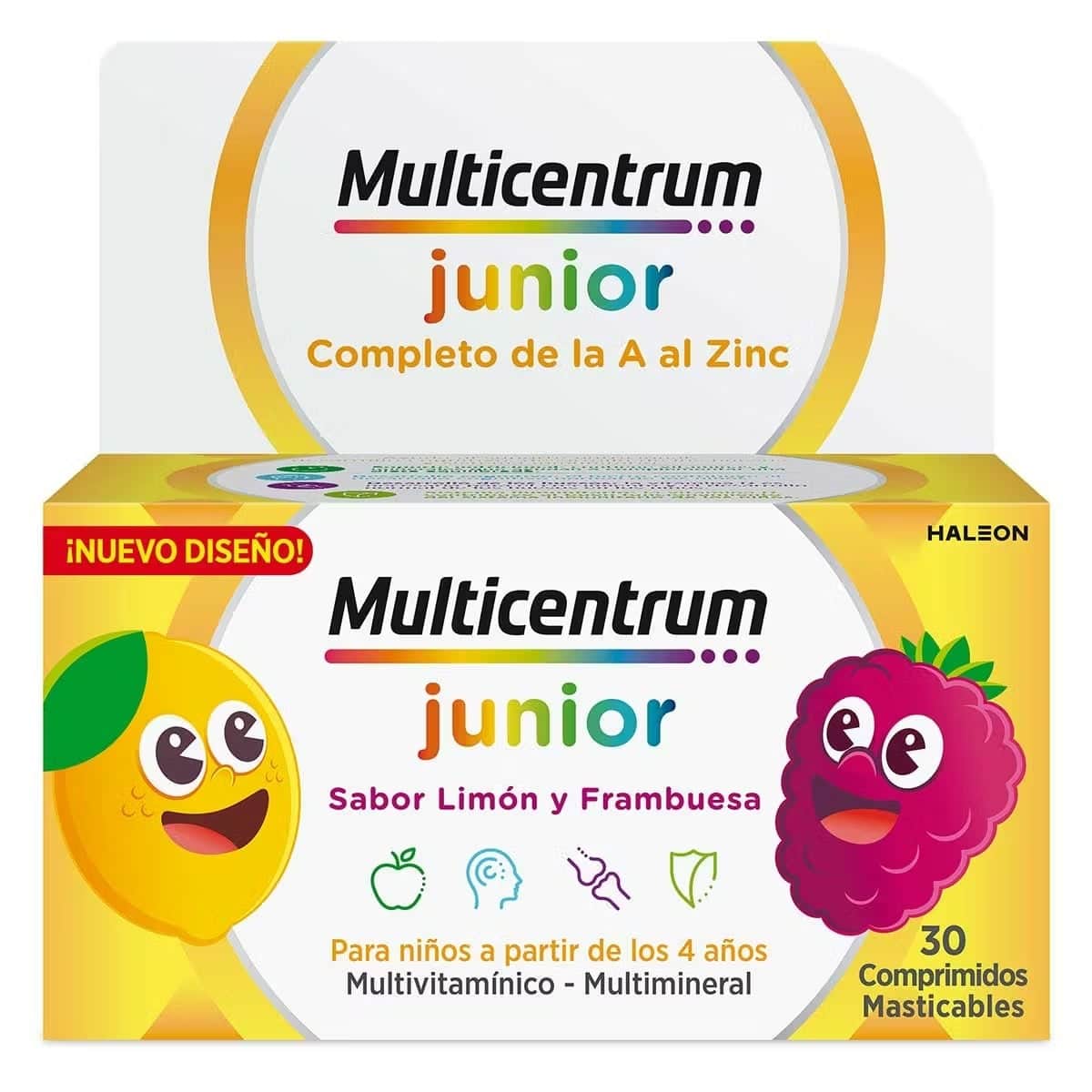 Multicentrum Junior 30 comprimidos masticables