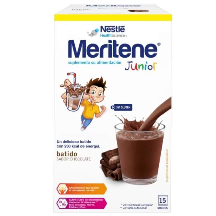Meritene Junior Chocolate 15 sobres de 30g