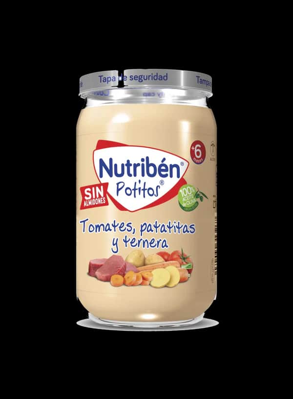 Nutriben Potito de Tomates, Patatitas y Ternera