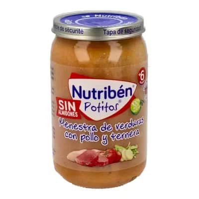 Nutriben Potitos Menestra de Verduras con Pollo y Ternera