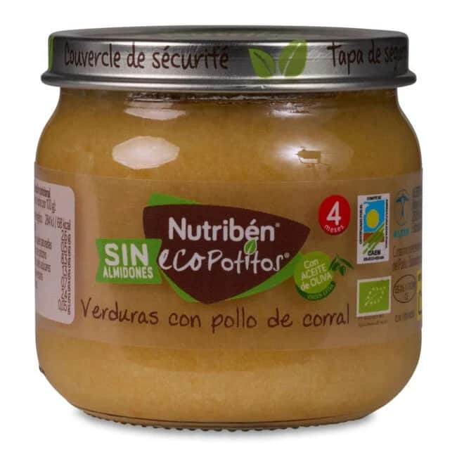 Nutriben EcoPotito Verduras con Pollo de Corral 120g