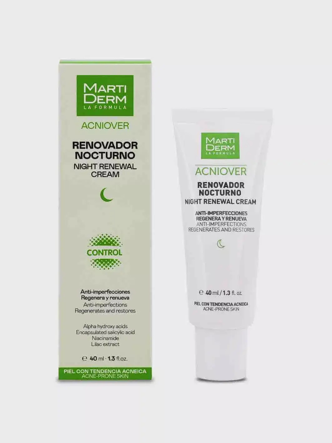 Martiderm Acniover Renovador Nocturno - Tratamiento Acné