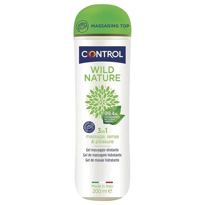 Control Wild Nature Gel de Masaje 3 en 1 Aroma Té Negro 200ml