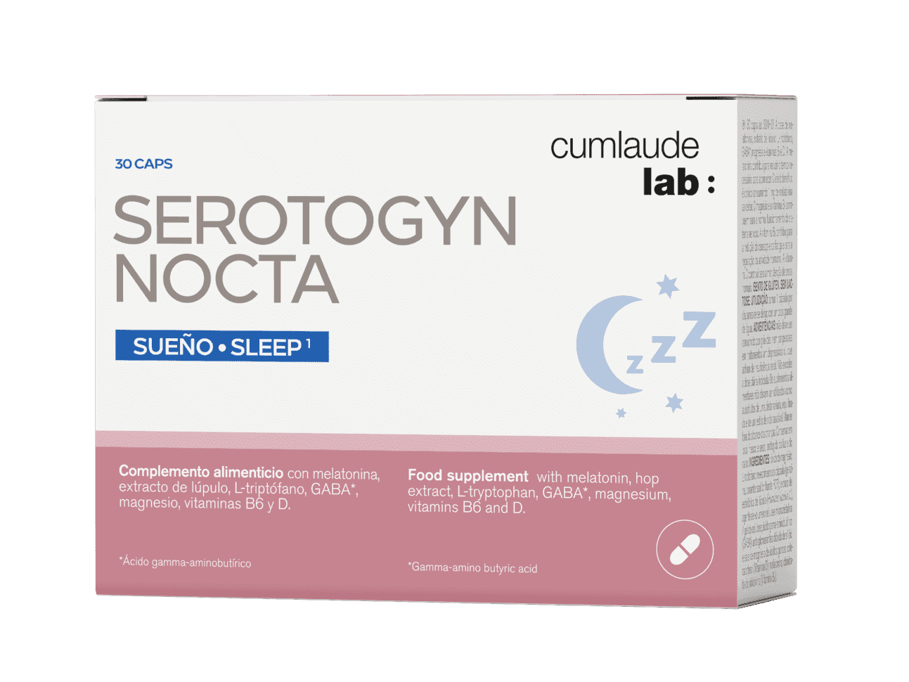 Cumlaude Lab Serotogyn Nocta 30 Caps | Sueño