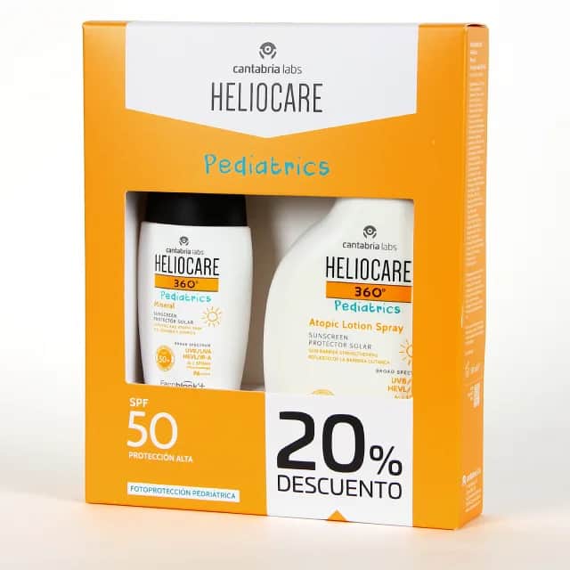 Heliocare Pediatrics Mineral 50ml + Atopic Lotion Spray 75ml