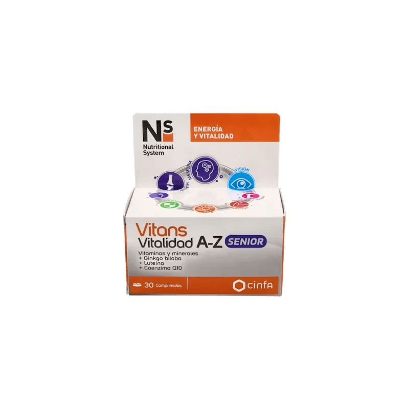 NS Vitans Vitalidad A-Z Senior 30 Comprimidos
