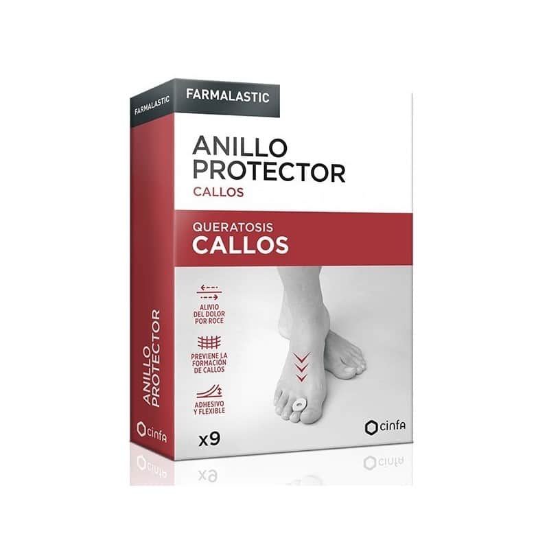 Farmalastic Anillo Protector Queratosis Callos 9 Unidades