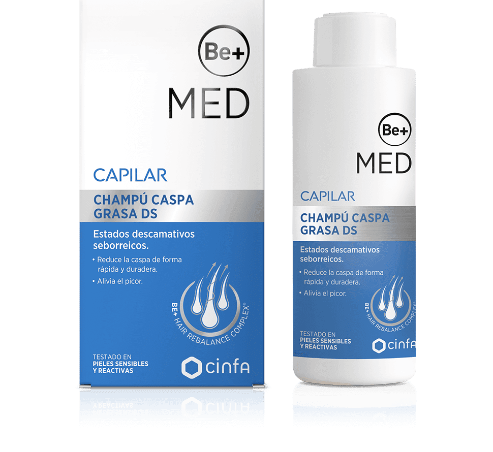 Be+ Med Capilar Champú Caspa Grasa DS 150ml