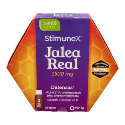 Sante Verte Stimunex Jalea Real Defensas 20 viales 10ml