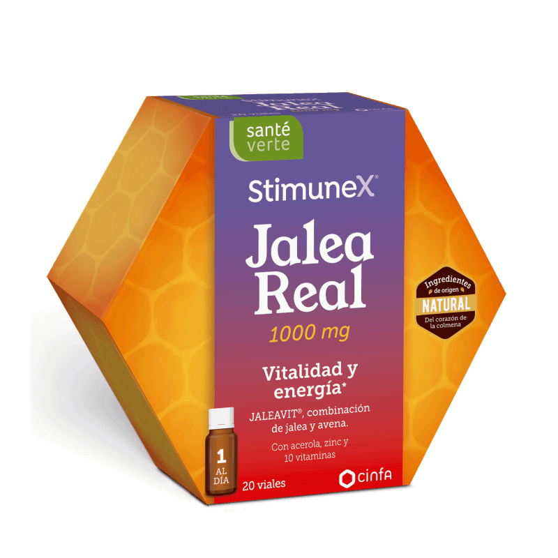 Sante Verte Stimunex Jalea Real Vitalidad y Energía 20 viales 10ml