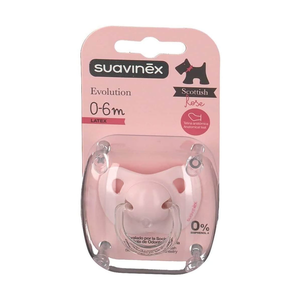 Suavinex Chupete Anatómico Rosa 0-6 Meses