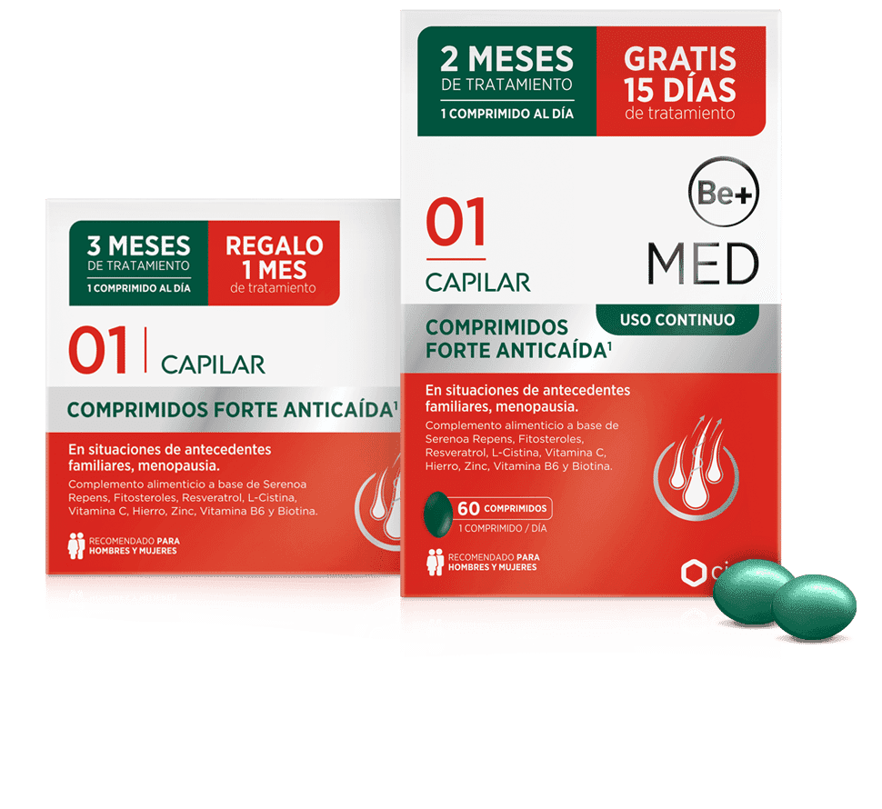 Be+ Med Capilar Anticaída Uso Continuo Forte 90 comprimidos