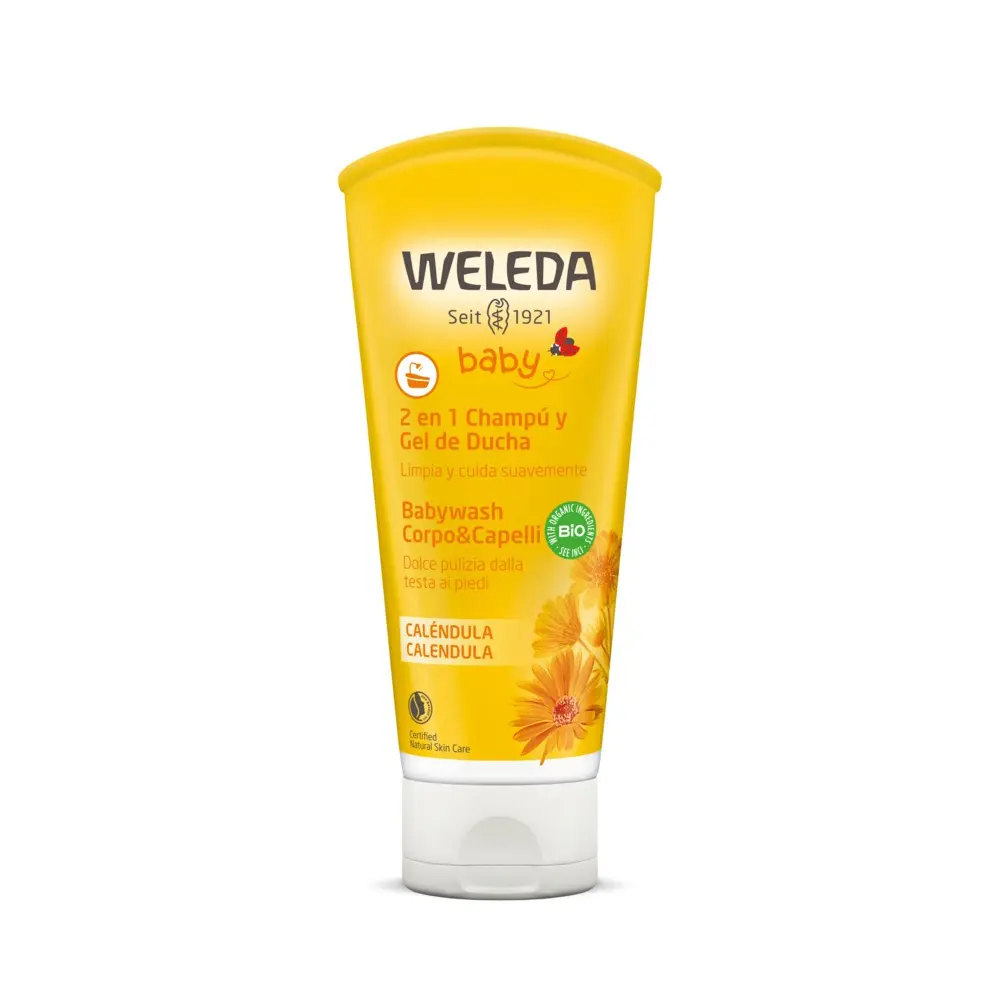 Weleda Champú Gel Ducha Caléndula Bebé 200ml