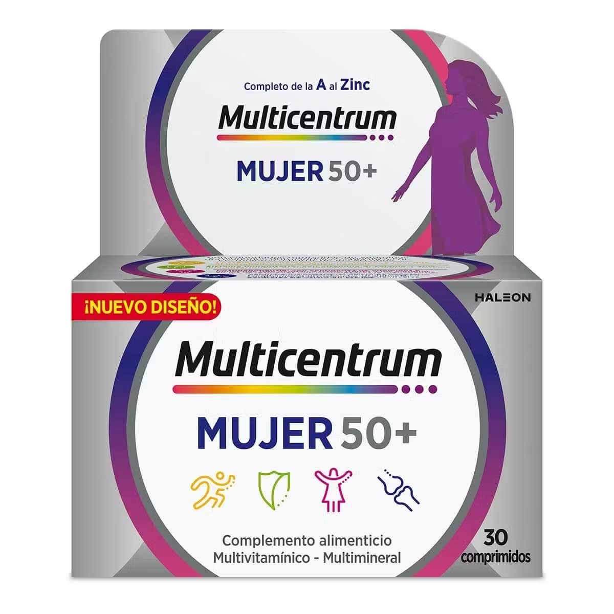 Multicentrum Mujer 50+ 30 comprimidos