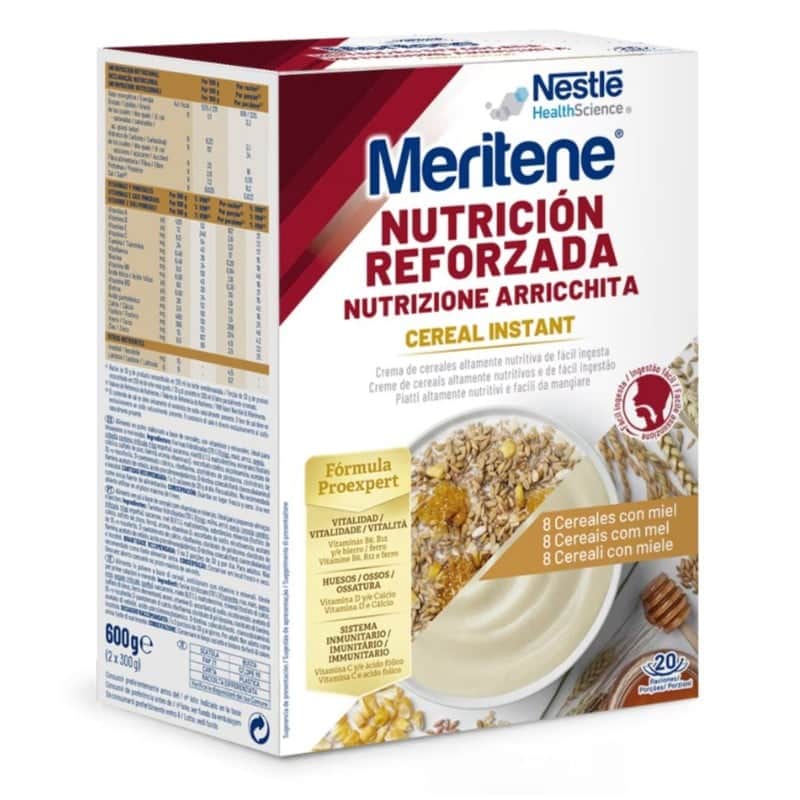 Meritene 8 Cereales con Miel 2x300g