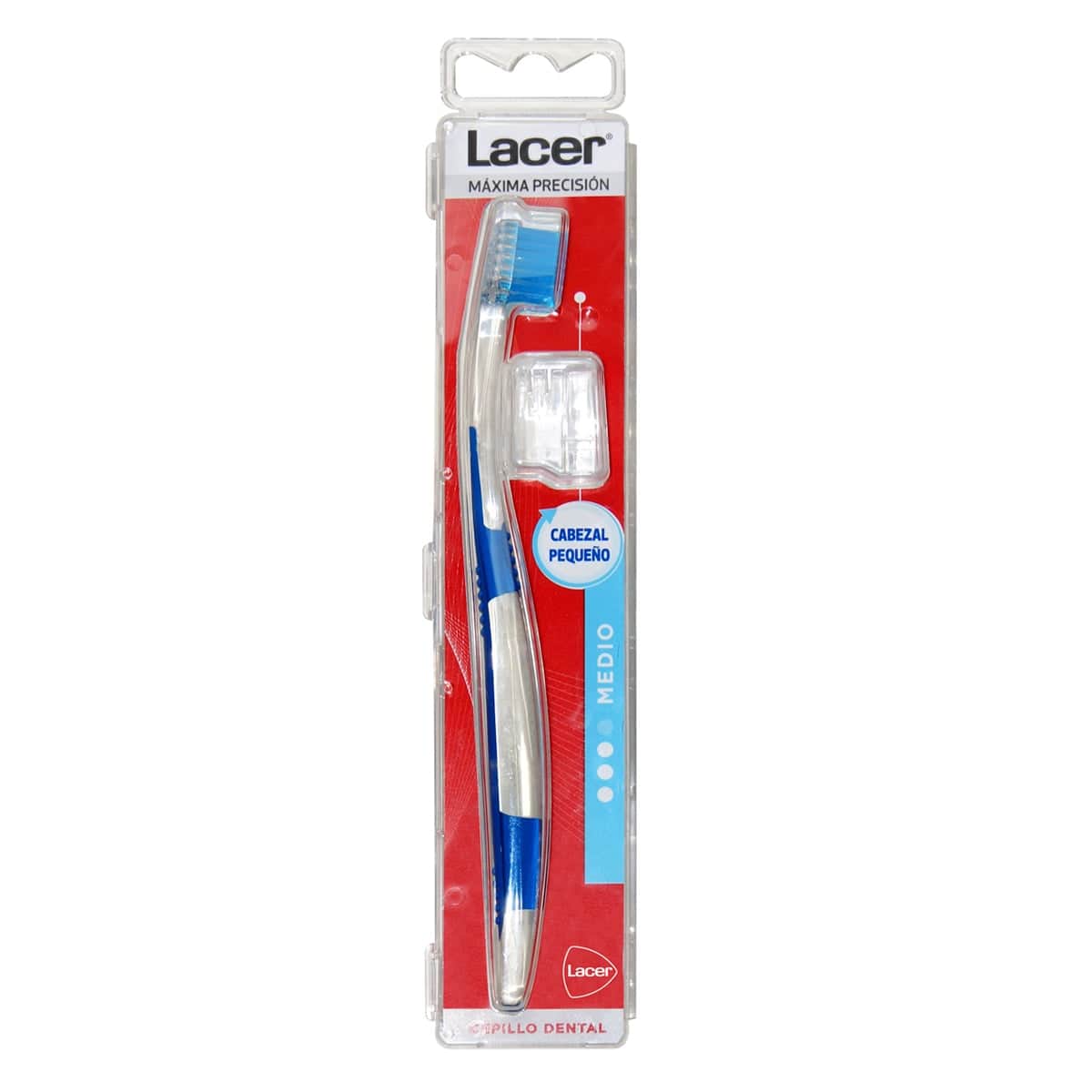 Lacer Cepillo Dental Adulto Medio Cabezal Pequeño