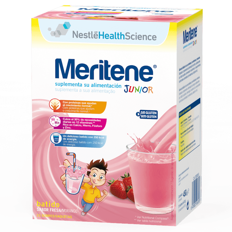 Meritene Junior Fresa 15 unidades