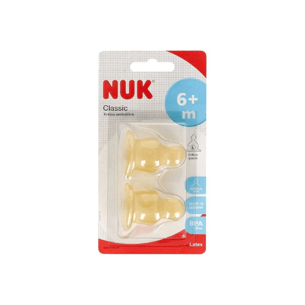Nuk Tetina Talla L Alimento 2 unidades