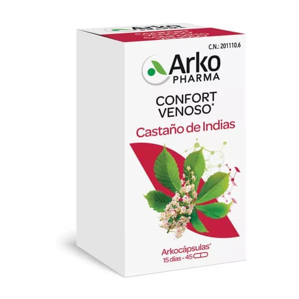 Arkopharma Arkocápsulas Castaño Indias 45 capsulas