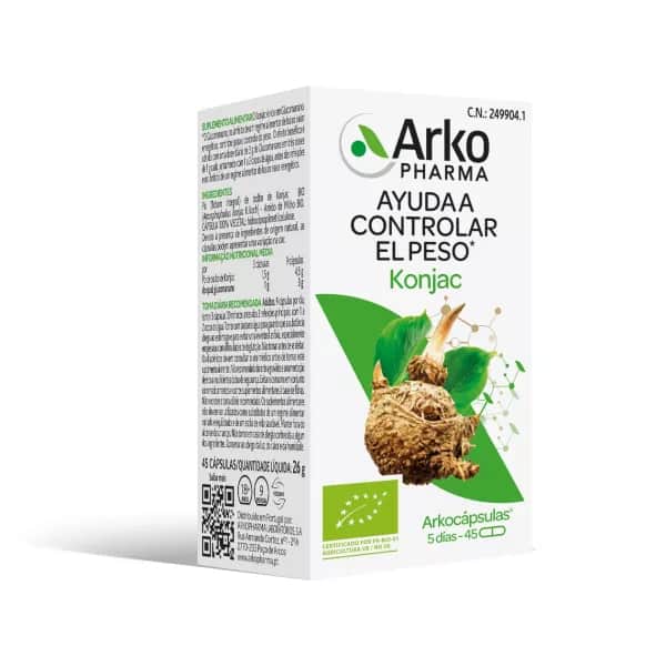 Arkopharma Arkocapsulas Glucomanano bio 80 cápsulas