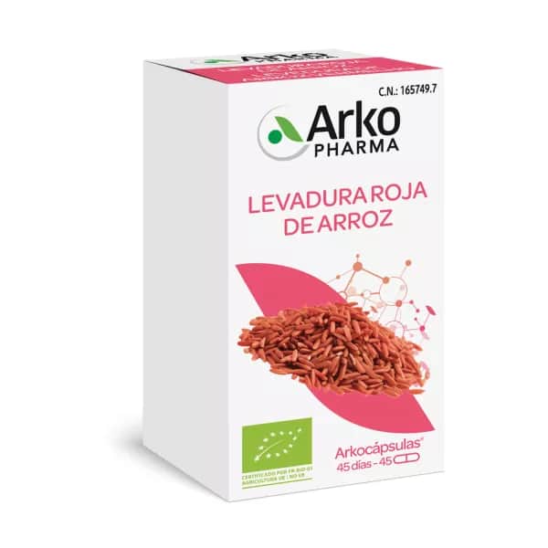 Arkopharma Arkocápsulas Levadura Roja de Arroz 45 cápsulas