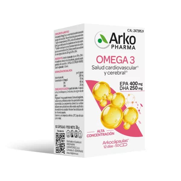 Arkopharma Arkocápsulas Omega 3 50 cápsulas