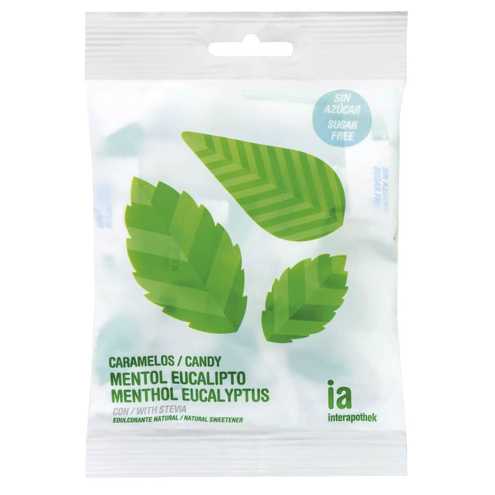 Interapothek Caramelos Mentol Eucaliptus Sin Azúcar 50g