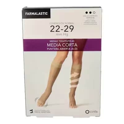 Farmalastic Media Corta Compresion Normal Talla Grande