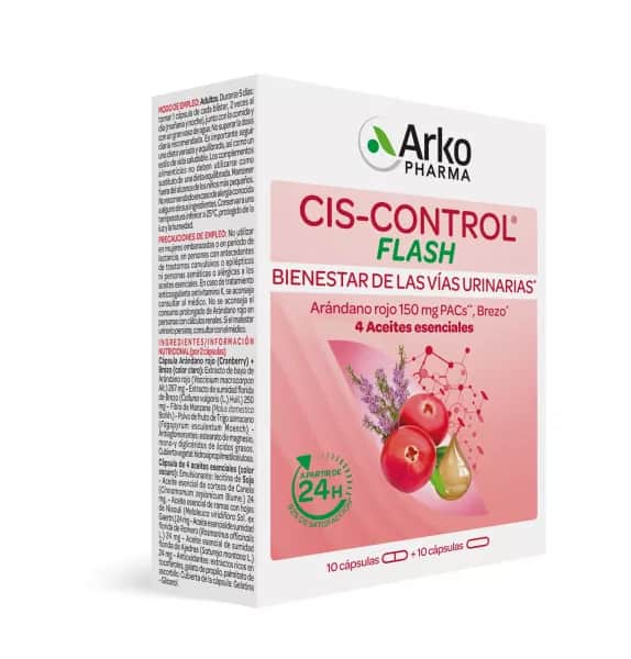 Arkopharma Cranberola Ciscontrol Flash Arándano 20 cápsulas