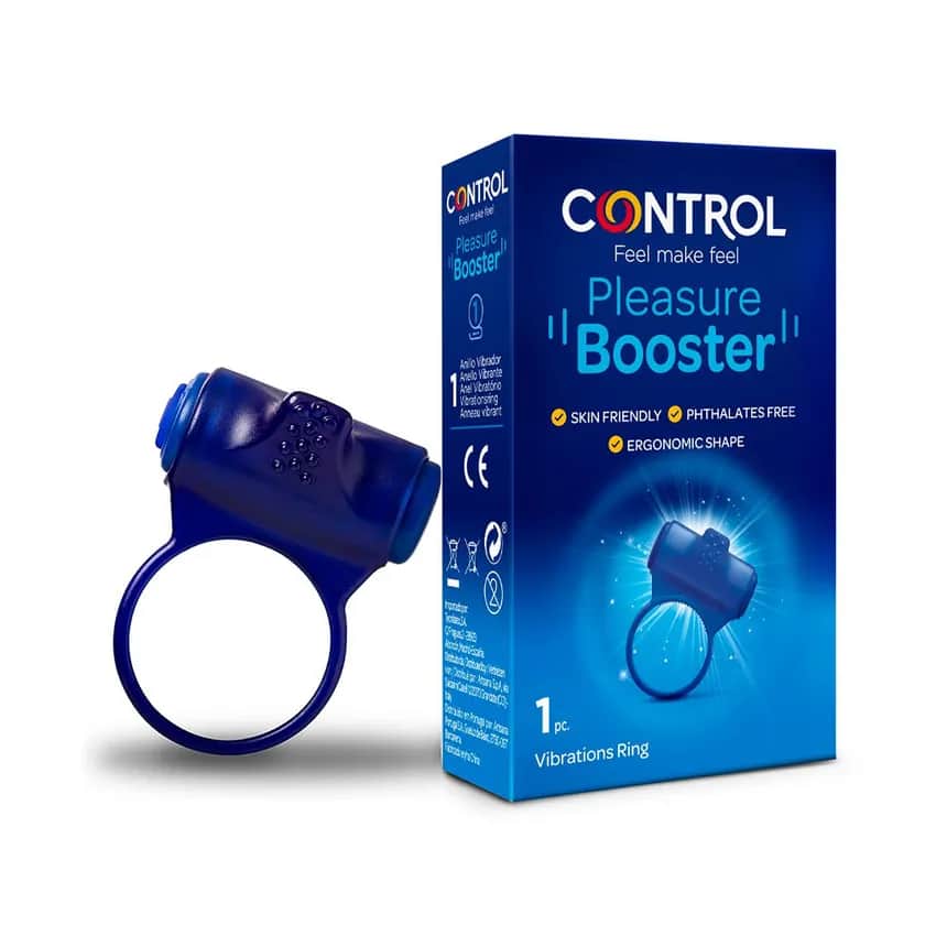Control Pleasure Booster Anillo Vibrador