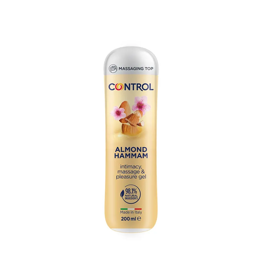 Control Almond Hammam Gel de Masaje 3 en 1 Aroma Leche de Almendras 200ml