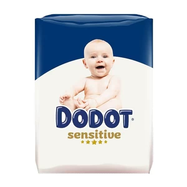 Dodot Pañal Infantil Sensitive talla 1 2-5 Kg 58 unidades