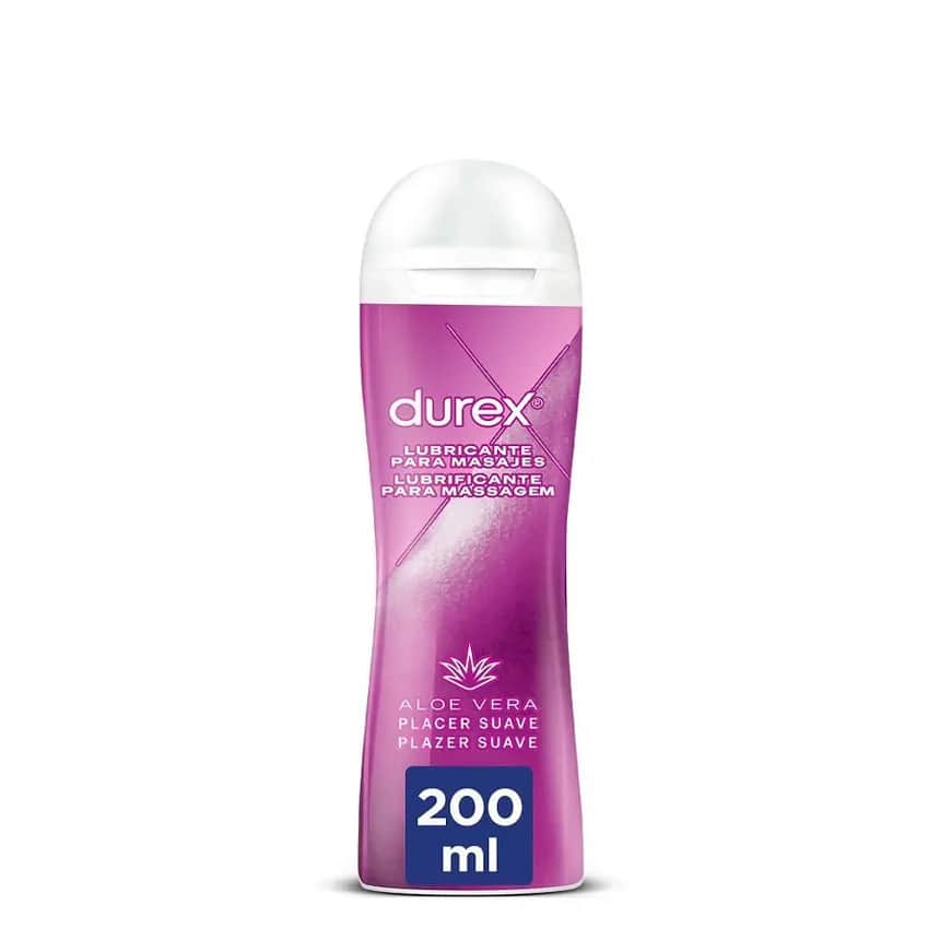 Durex Massage 2 en 1 Gel de Masaje y Lubricante con Aloe Vera 200ml