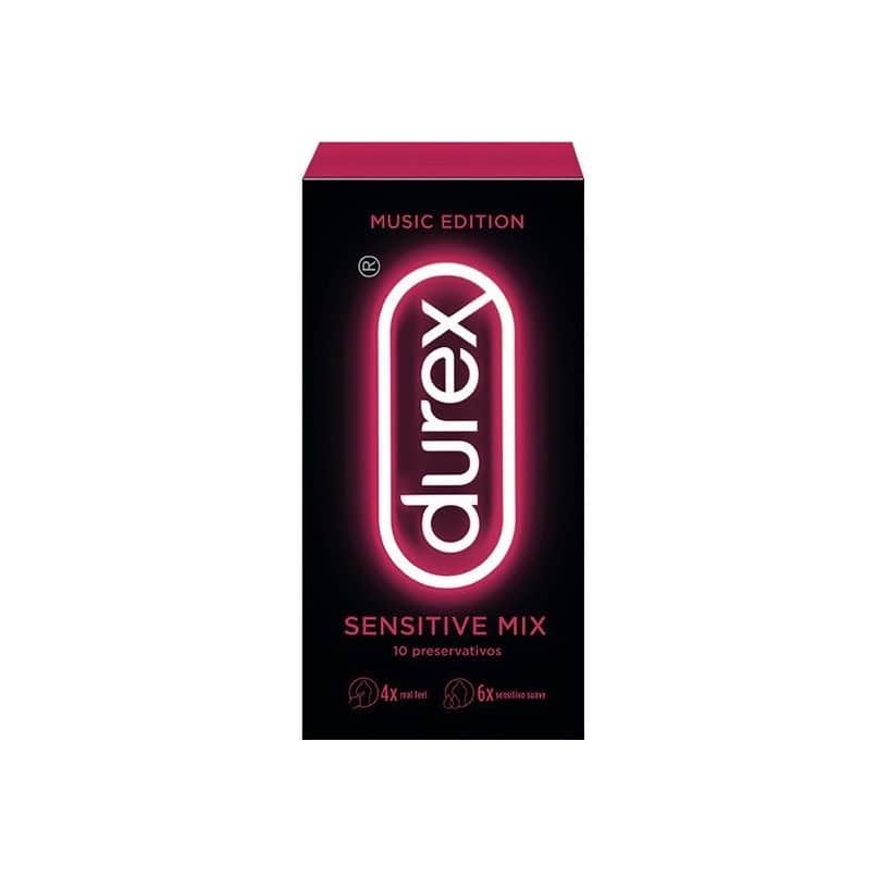 Durex Sensitive Mix Preservativos 10 unidades