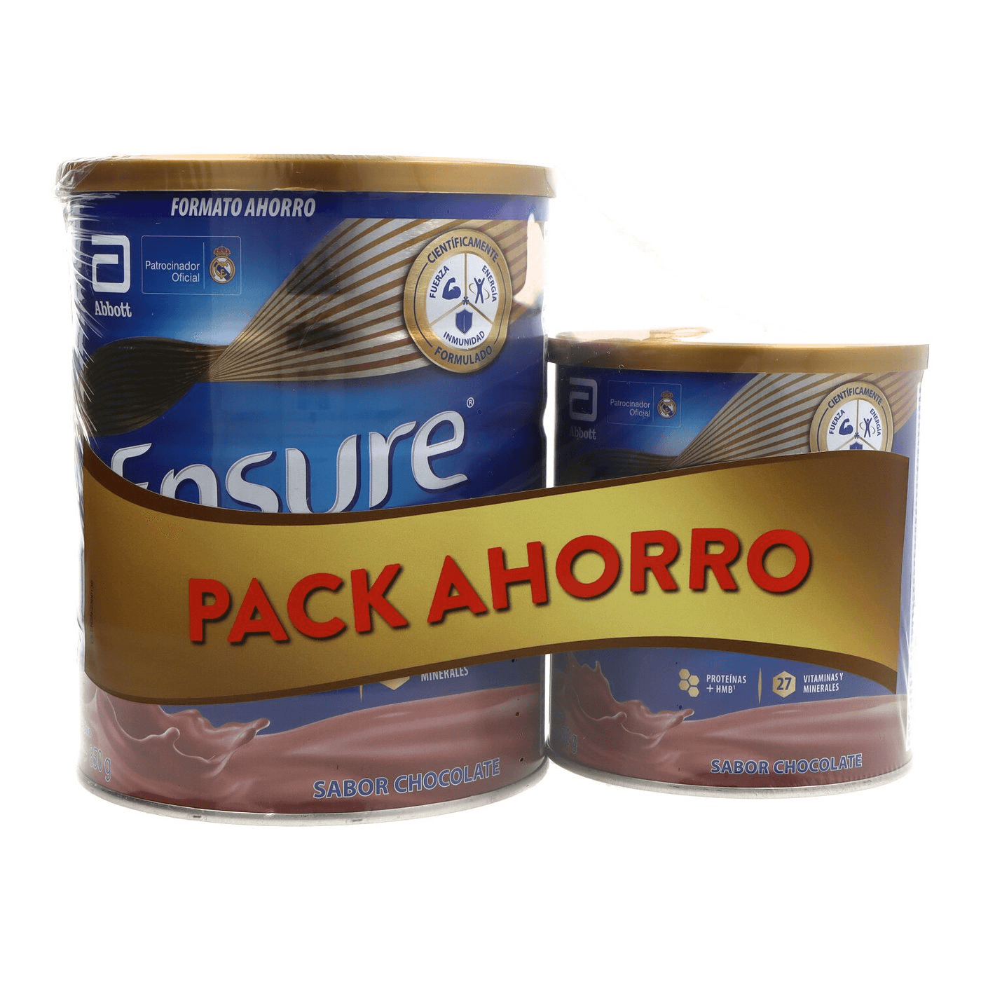 Abbott Ensure Chocolate Pack Ahorro 850gr + 400gr