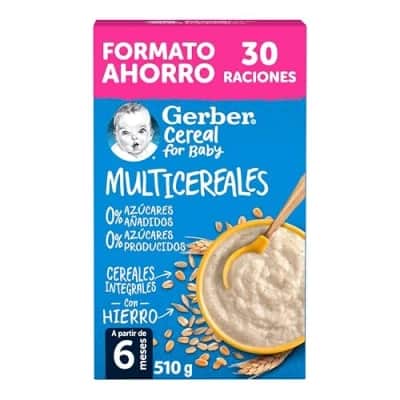Gerber Multicereales 0% azúcares 510g
