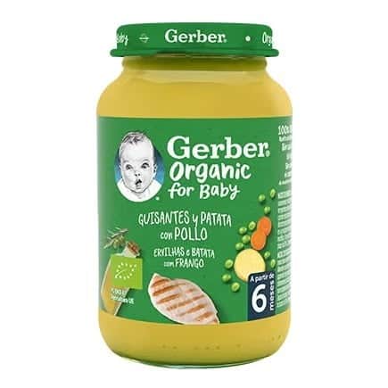 Gerber Guisantes con Patata y Pollo 190g