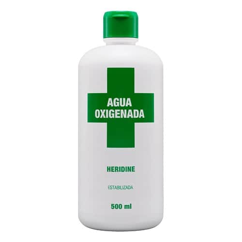 Interapothek Agua Oxigenada Heridine 500ml