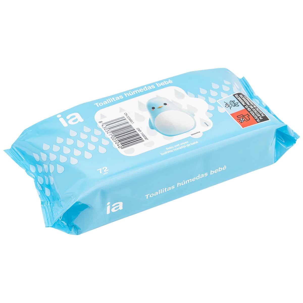 Interapothek Toallitas Bebé 72 unidades