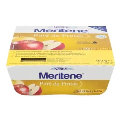 Meritene Pure Frutas Manzana 4x100g