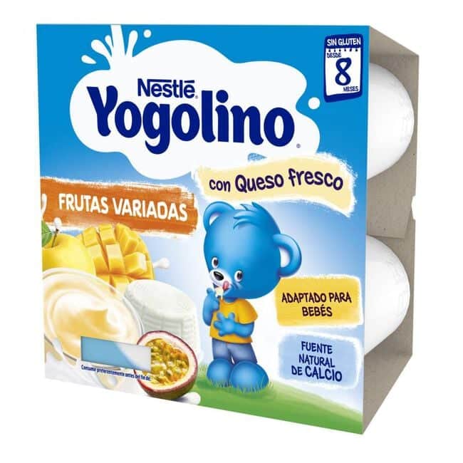 Nestlé Yogolino Petit Frutas Variadas Queso Fresco 4x100g