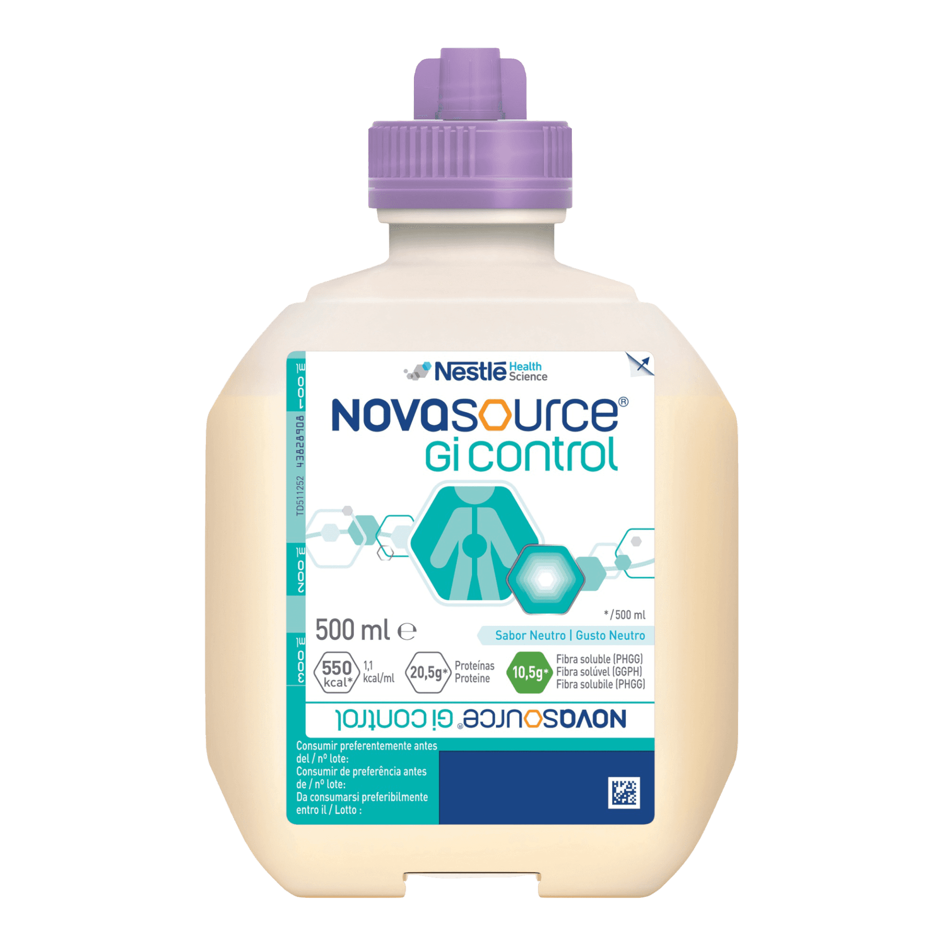 Nestlé Novasource GI Control Sabor Neutro 12x500ml