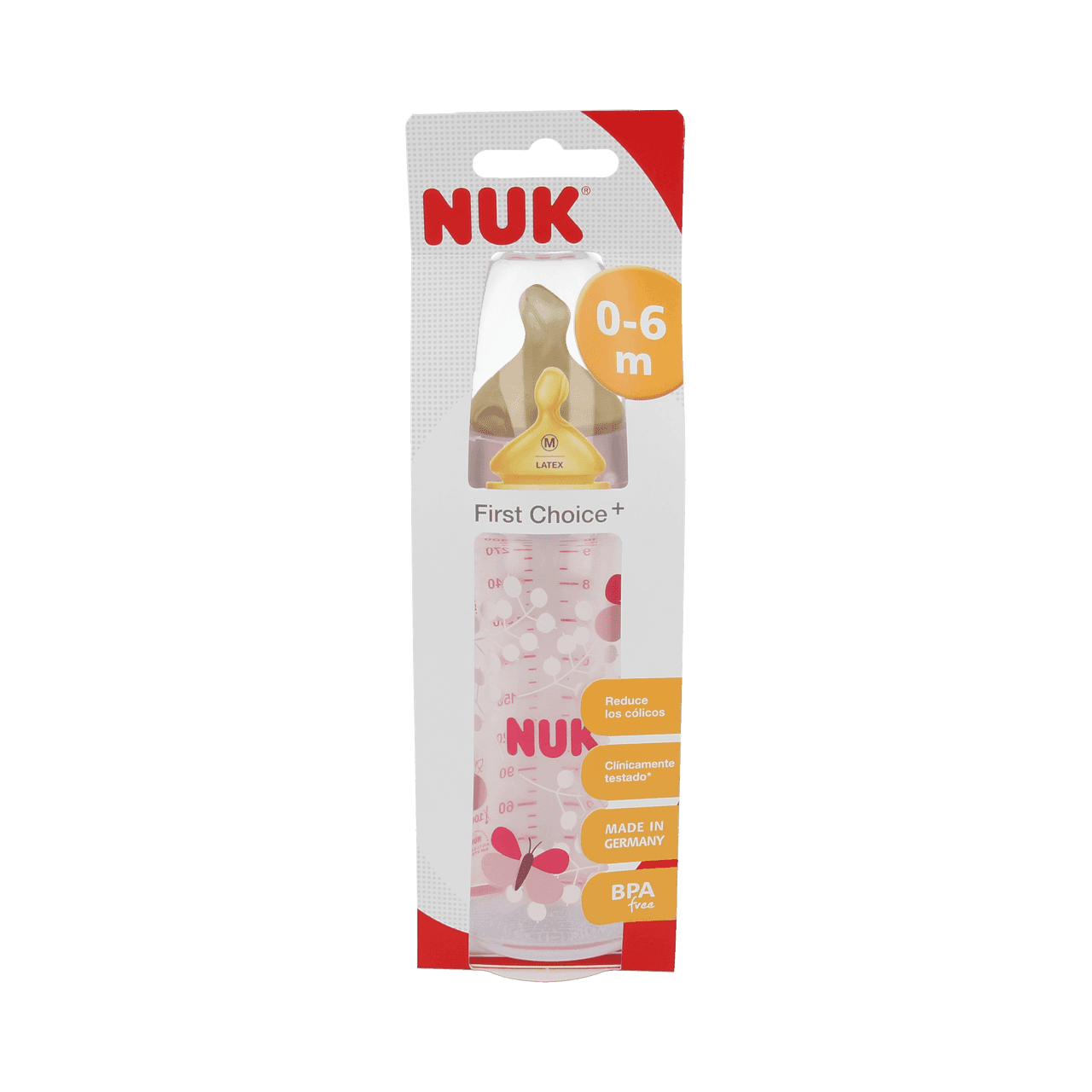 Nuk Biberon Pp Latex First Choice Talla 1 M 0-6 Meses 300ml