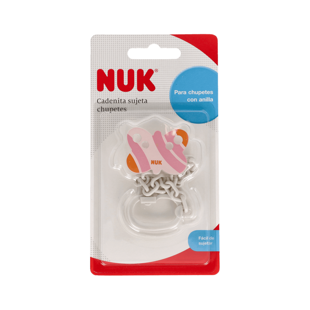 Nuk Sujeta Nukete Happy Cadenita Chupete 1 unidad