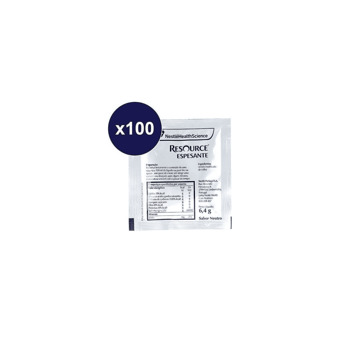 Nestlé Resource Espesante 100 Sobres 6.4g