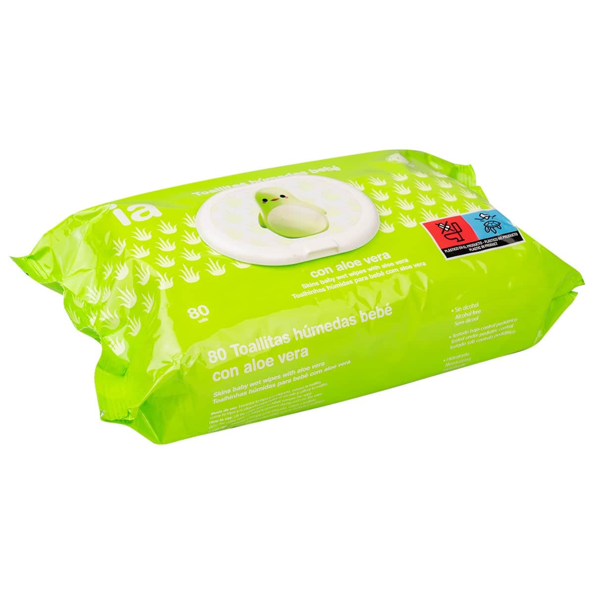 Interapothek Toallitas Húmedas Bebé con Aloe Vera 80 unidades