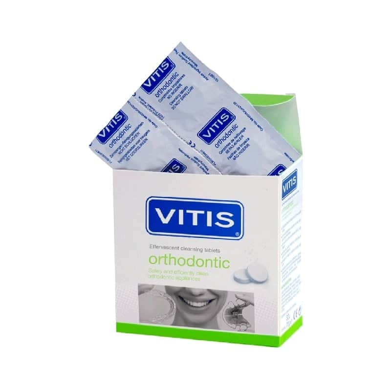 Vitis Orthodontic Pastillas Limpiadoras 32 unidades