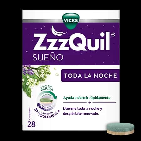 ZzzQuil Sueño Toda La Noche 28 Comprimidos